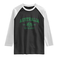 Australia Sydney Est 1901 Raglan Shirt Commonwealth Vintage Crest