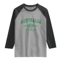 Australia Sydney Est 1901 Raglan Shirt Commonwealth Vintage Crest