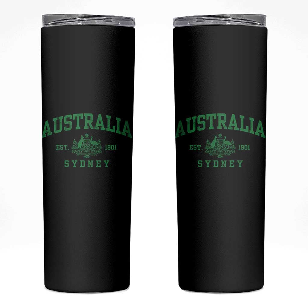 Australia Sydney Est 1901 Skinny Tumbler Commonwealth Vintage Crest