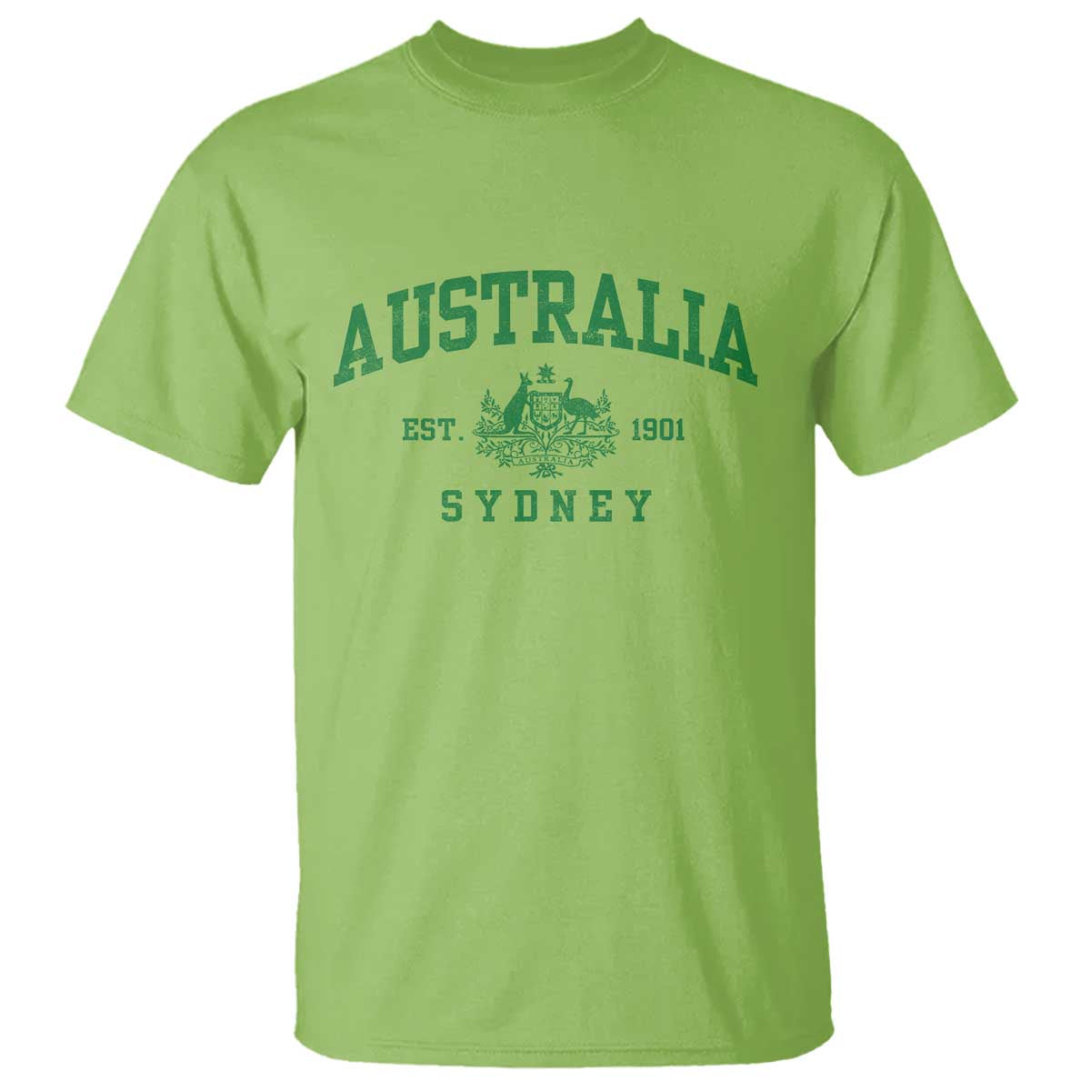 Australia Sydney Est 1901 T Shirt Commonwealth Vintage Crest