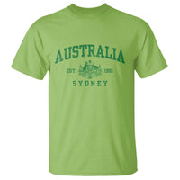Australia Sydney Est 1901 T Shirt Commonwealth Vintage Crest