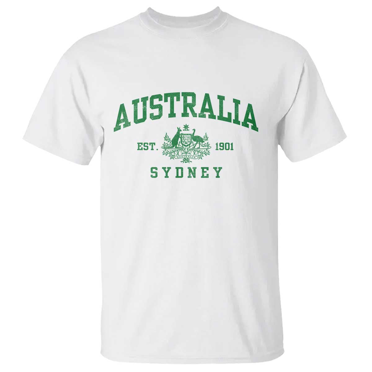 Australia Sydney Est 1901 T Shirt Commonwealth Vintage Crest