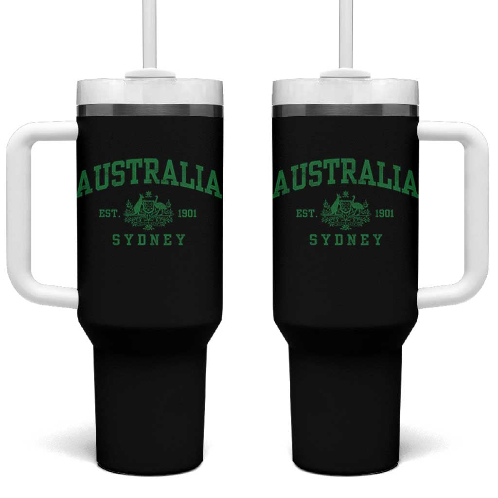 Australia Sydney Est 1901 Tumbler With Handle Commonwealth Vintage Crest