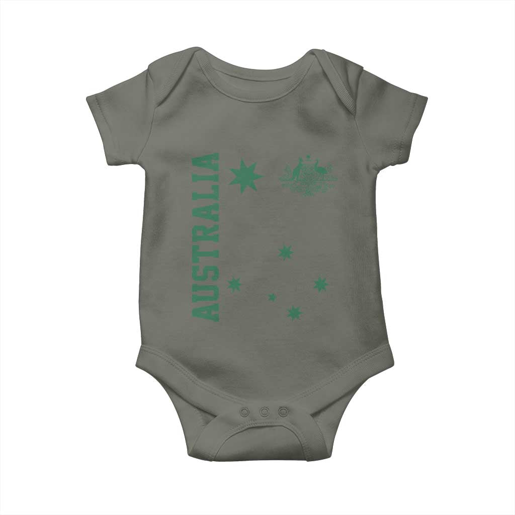 Australia Vintage Federation Star Aussie Coat of Arms Baby Onesie