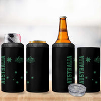 Australia Vintage Federation Star Aussie Coat of Arms 4 in 1 Can Cooler Tumbler
