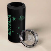 Australia Vintage Federation Star Aussie Coat of Arms 4 in 1 Can Cooler Tumbler