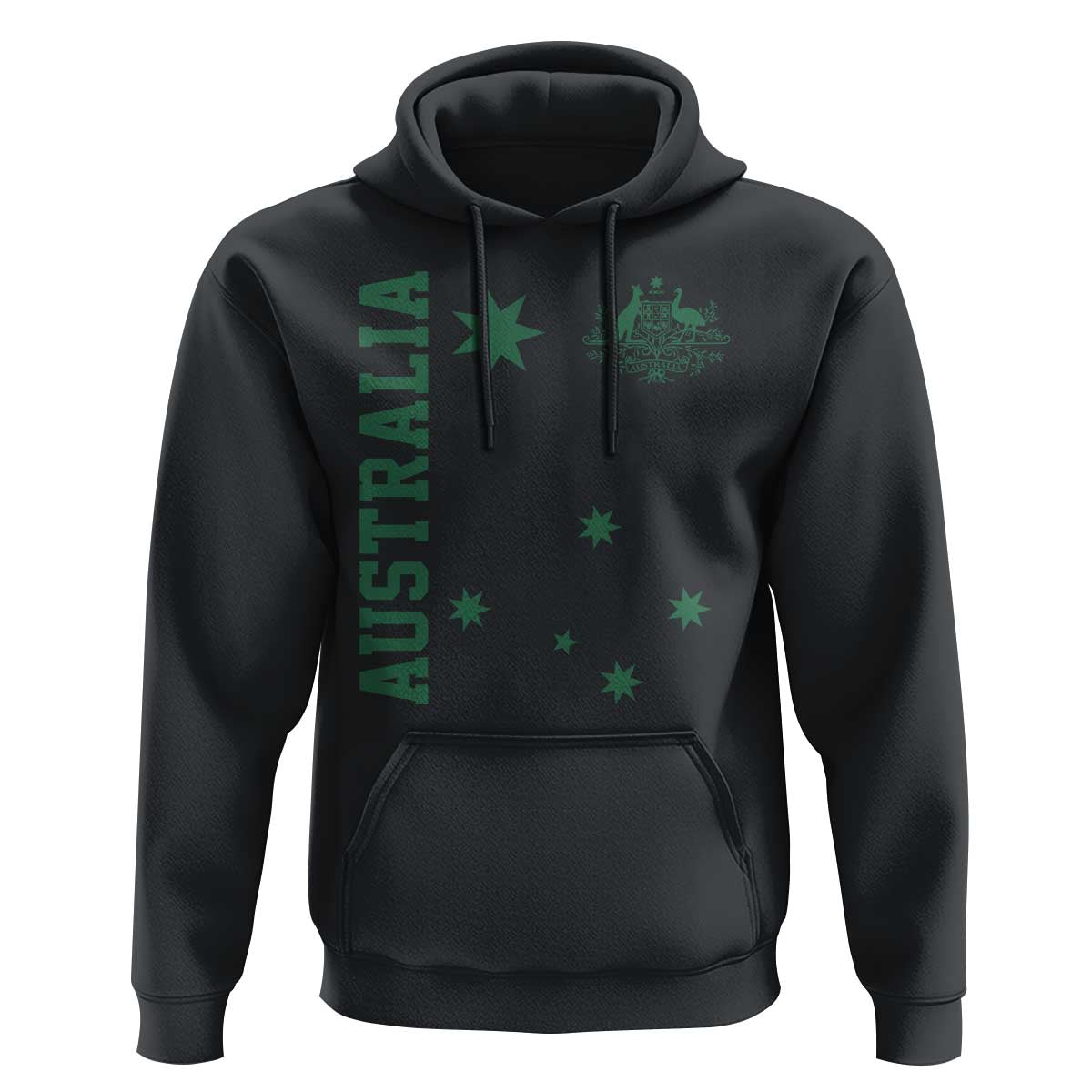 Australia Vintage Federation Star Aussie Coat of Arms Hoodie