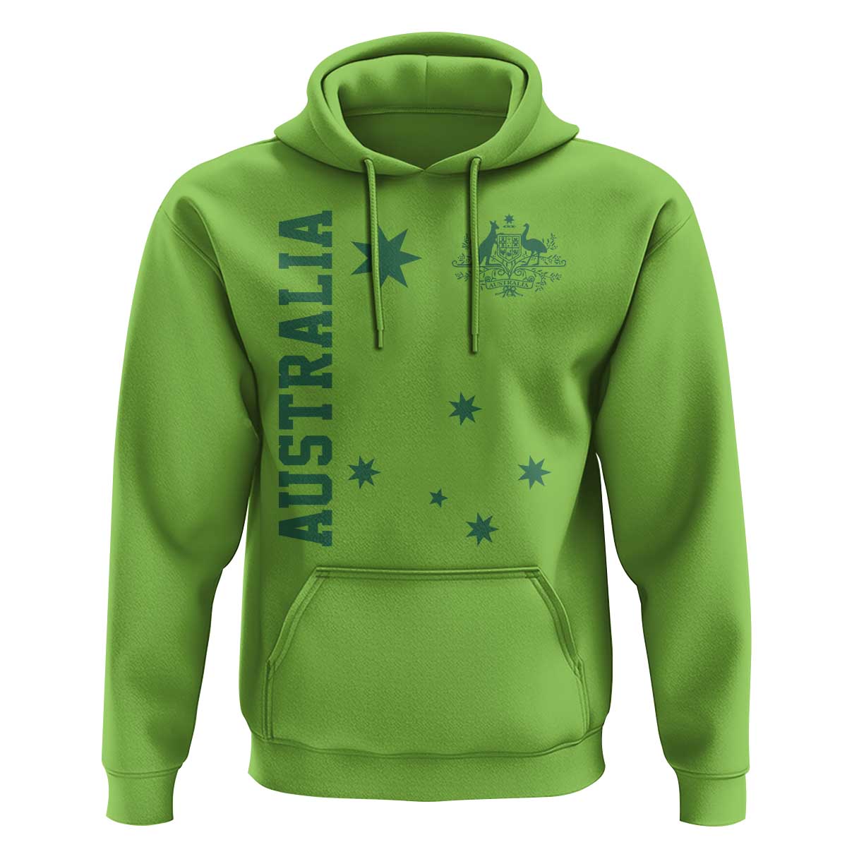 Australia Vintage Federation Star Aussie Coat of Arms Hoodie