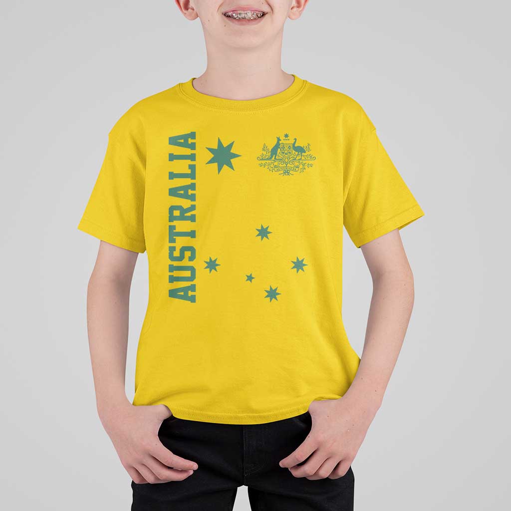 Australia Vintage Federation Star Aussie Coat of Arms T Shirt For Kid