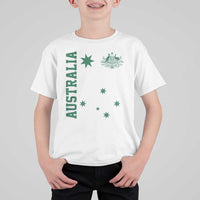 Australia Vintage Federation Star Aussie Coat of Arms T Shirt For Kid