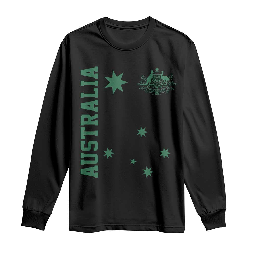 Australia Vintage Federation Star Aussie Coat of Arms Long Sleeve Shirt