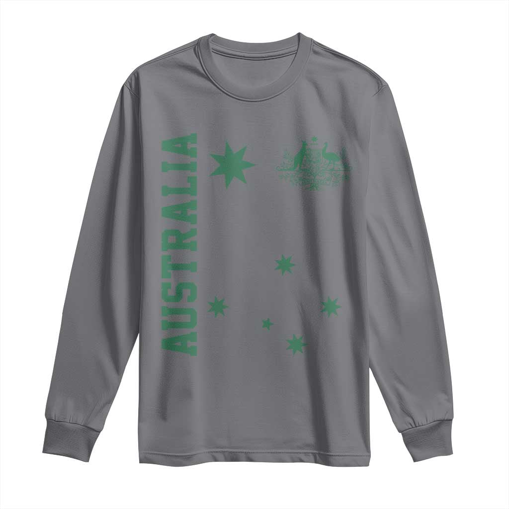 Australia Vintage Federation Star Aussie Coat of Arms Long Sleeve Shirt
