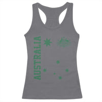 Australia Vintage Federation Star Aussie Coat of Arms Racerback Tank Top