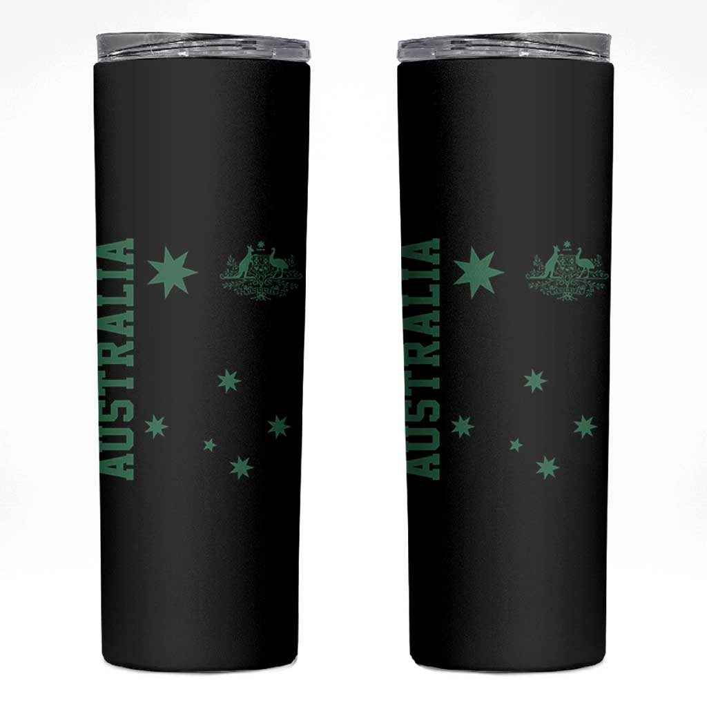 Australia Vintage Federation Star Aussie Coat of Arms Skinny Tumbler