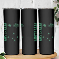 Australia Vintage Federation Star Aussie Coat of Arms Skinny Tumbler