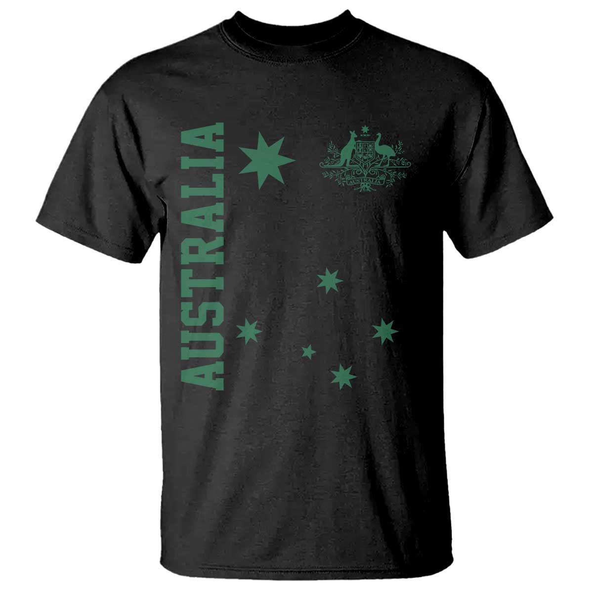 Australia Vintage Federation Star Aussie Coat of Arms T Shirt