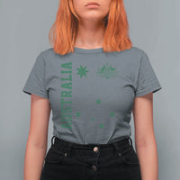 Australia Vintage Federation Star Aussie Coat of Arms T Shirt For Women