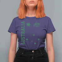 Australia Vintage Federation Star Aussie Coat of Arms T Shirt For Women