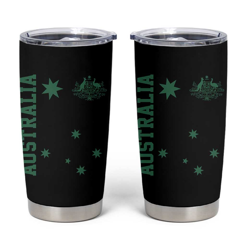 Australia Vintage Federation Star Aussie Coat of Arms Tumbler Cup