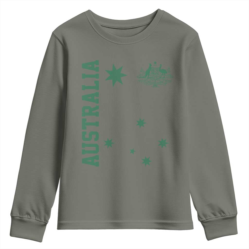 Australia Vintage Federation Star Aussie Coat of Arms Youth Sweatshirt