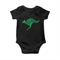 Crikey Australian Kangaroo Oz Slang Australia Baby Onesie