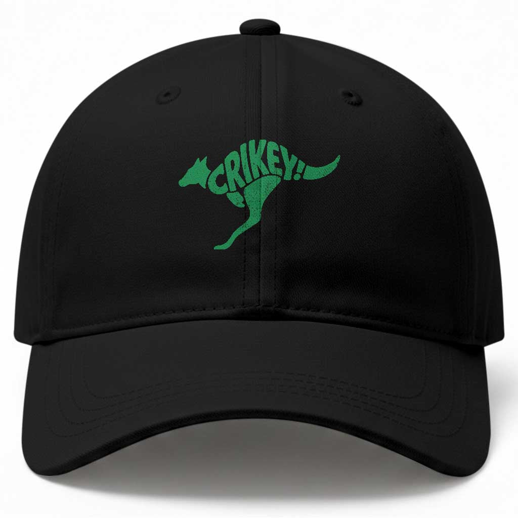 Crikey Australian Kangaroo Oz Slang Australia Baseball Cap