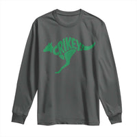 Crikey Australian Kangaroo Oz Slang Australia Long Sleeve Shirt