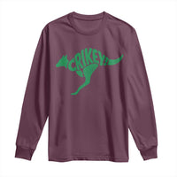 Crikey Australian Kangaroo Oz Slang Australia Long Sleeve Shirt