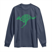 Crikey Australian Kangaroo Oz Slang Australia Long Sleeve Shirt