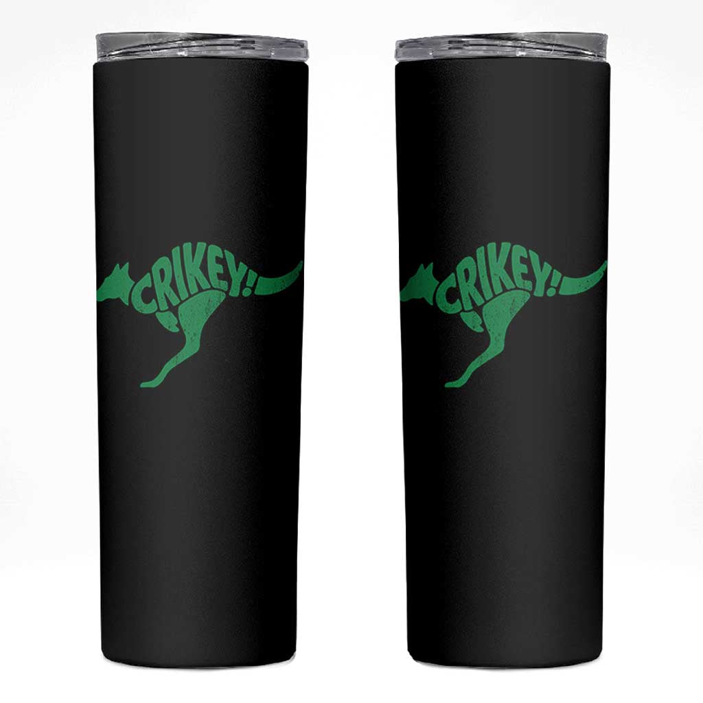 Crikey Australian Kangaroo Oz Slang Australia Skinny Tumbler
