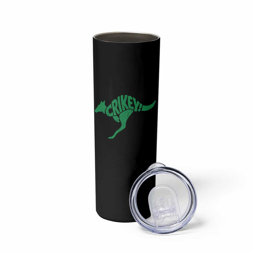 Crikey Australian Kangaroo Oz Slang Australia Skinny Tumbler