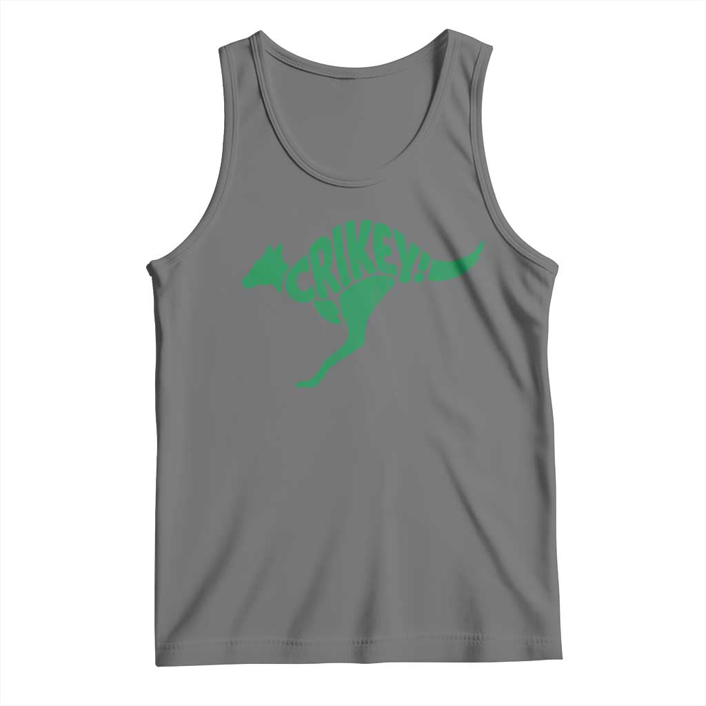 Crikey Australian Kangaroo Oz Slang Australia Tank Top