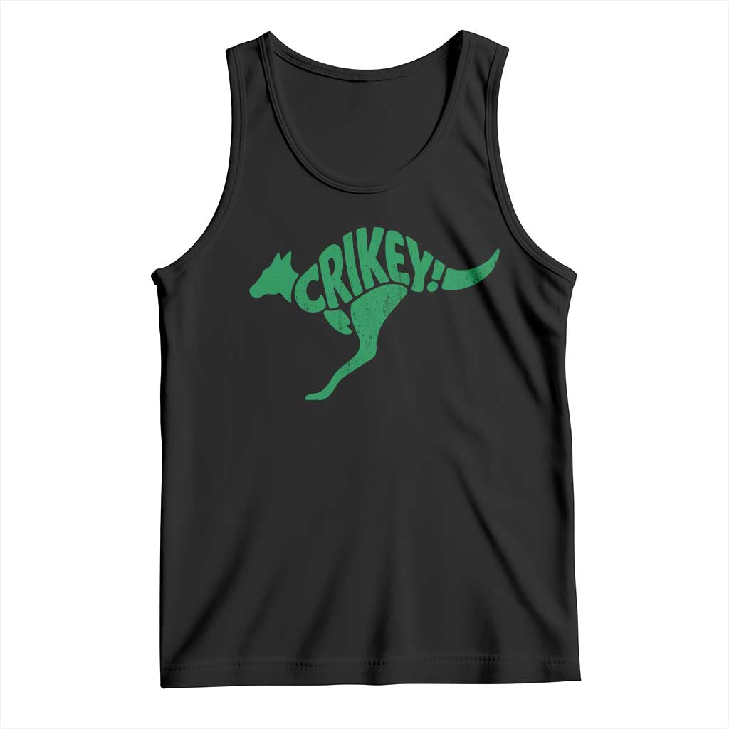 Crikey Australian Kangaroo Oz Slang Australia Tank Top
