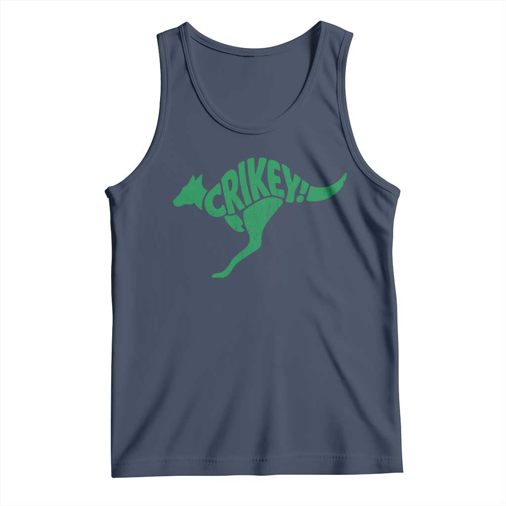Crikey Australian Kangaroo Oz Slang Australia Tank Top