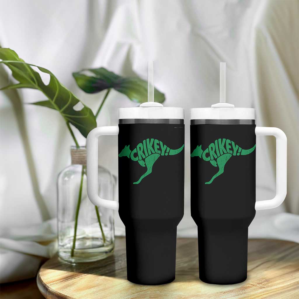 Crikey Australian Kangaroo Oz Slang Australia Tumbler With Handle