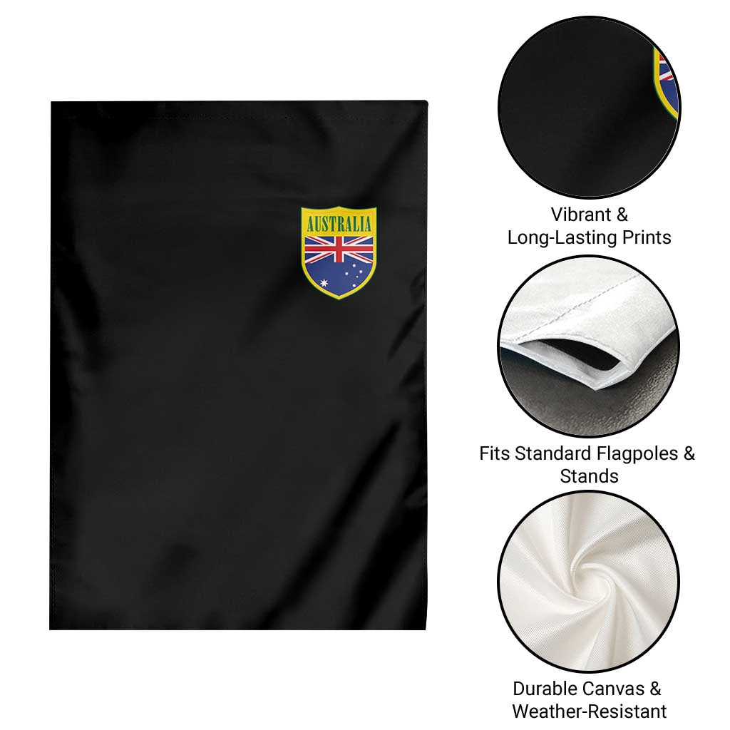 Australia Football Crest Australian Flag Pride Sporty Athletic Jersey Garden Flag