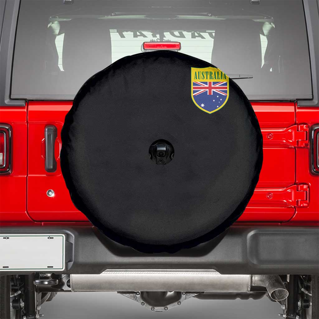 Australia Football Crest Australian Flag Pride Sporty Athletic Jersey Spare Tire Cover