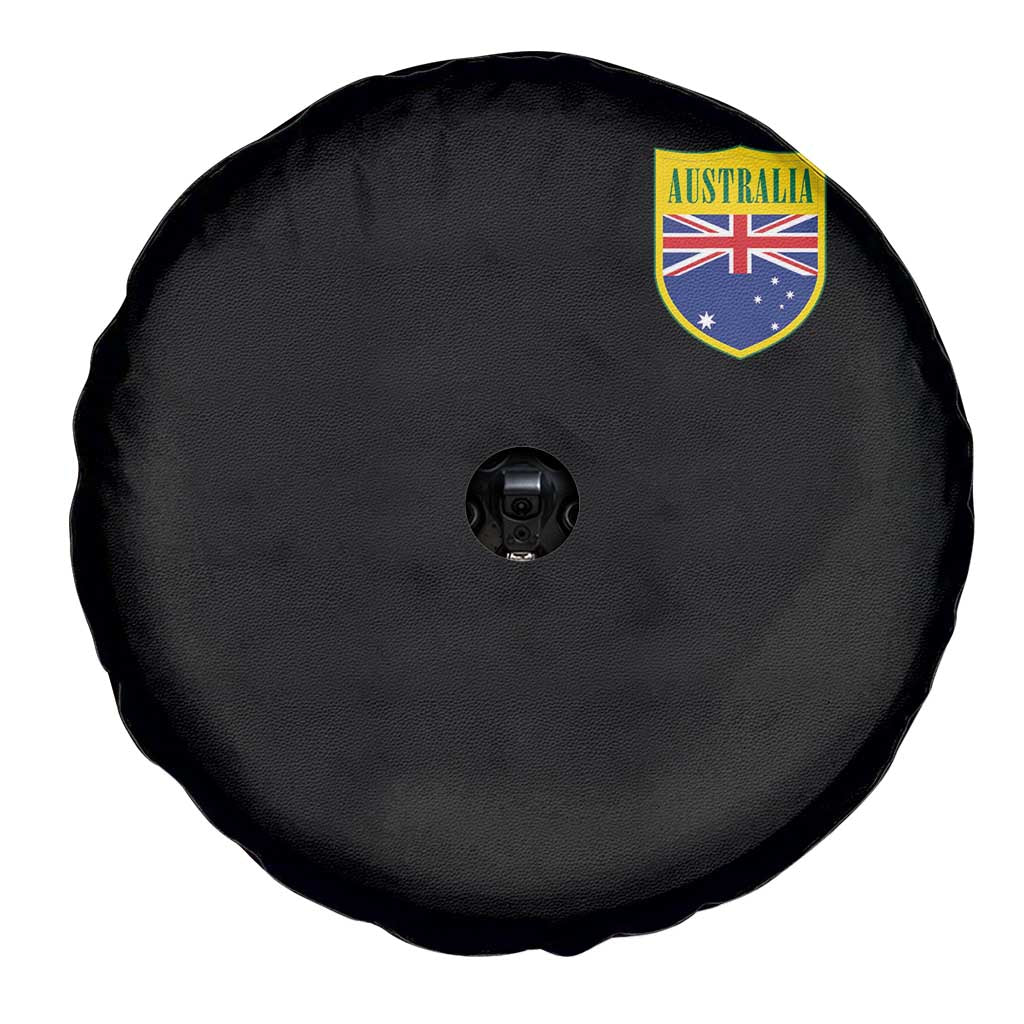 Australia Football Crest Australian Flag Pride Sporty Athletic Jersey Spare Tire Cover