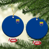 Australia Football Crest Australian Flag Pride Sporty Athletic Jersey Ceramic Ornament