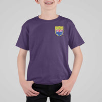 Australia Football Crest Australian Flag Pride Sporty Athletic Jersey T Shirt For Kid