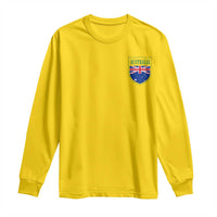 Australia Football Crest Australian Flag Pride Sporty Athletic Jersey Long Sleeve Shirt