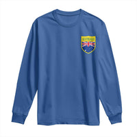 Australia Football Crest Australian Flag Pride Sporty Athletic Jersey Long Sleeve Shirt
