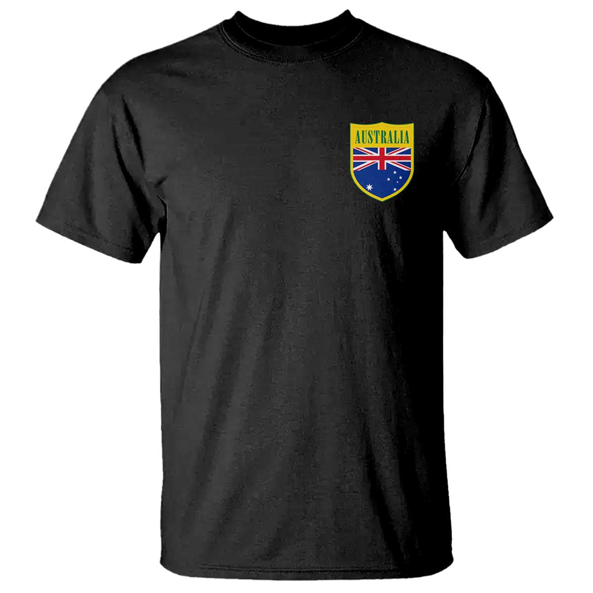 Australia Football Crest Australian Flag Pride Sporty Athletic Jersey T Shirt
