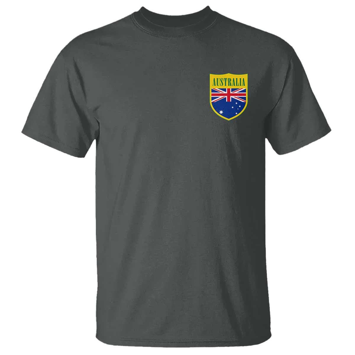Australia Football Crest Australian Flag Pride Sporty Athletic Jersey T Shirt