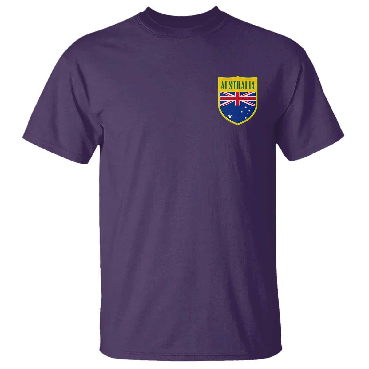 Australia Football Crest Australian Flag Pride Sporty Athletic Jersey T Shirt