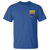 Australia Football Crest Australian Flag Pride Sporty Athletic Jersey T Shirt