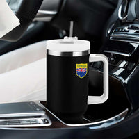 Australia Football Crest Australian Flag Pride Sporty Athletic Jersey Tumbler With Handle