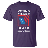 Voting Is My Black Job T Shirt Election Ballot Box - Wonder Print Shop