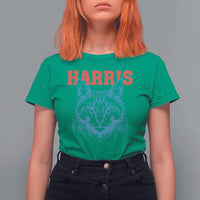 Childless Cat Lady T Shirt For Women Harris For President 2024 - Wonder Print Shop