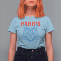Childless Cat Lady T Shirt For Women Harris For President 2024 - Wonder Print Shop